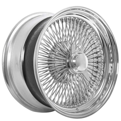20×8″ LA Wire Wheels Standard 150-Spoke Straight Lace Chrome Rims
