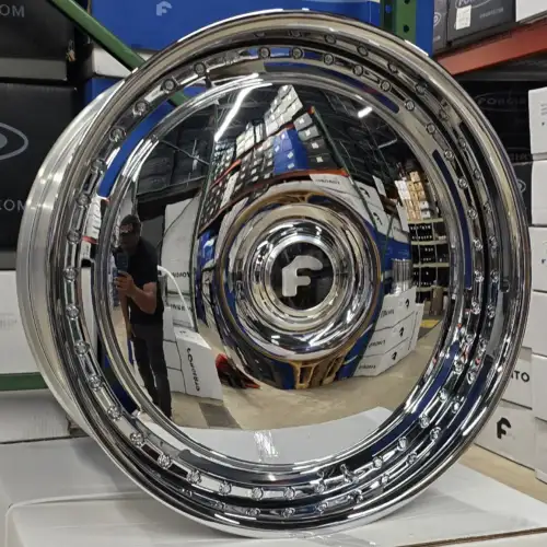 24″ Forgiato RA-Blank Chrome Wheels Dual Drilled 5×112-5×120 | For Mercedes, BMW, Audi, Bentley, Cadillac, Tesla & More