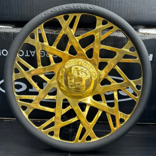 Forgiato Pasticcio High Polished Gold Steering Wheel