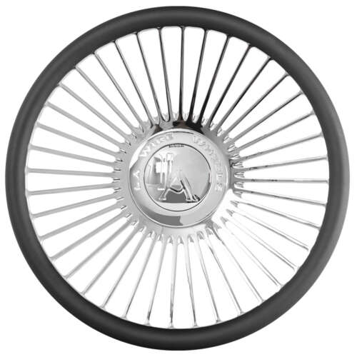 LA wire wheels custom steering wheel
